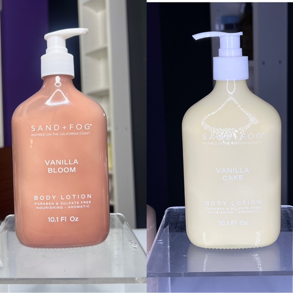 Sand + Fog Other - Sand + Fog Vanilla Bloom and Vanilla Cake Body Lotion Set